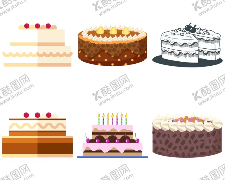 编号：87371604301455522003【酷图网】源文件下载-生日蛋糕