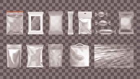 塑料样机铝箔自封袋零食包装袋