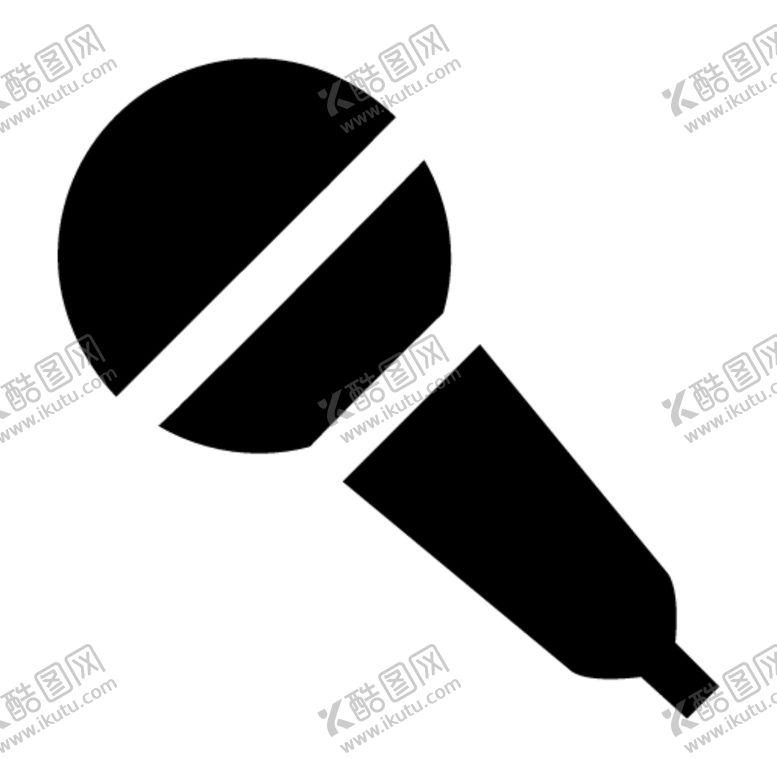 编号：15640807040403024362【酷图网】源文件下载-麦克风标志