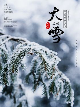 大雪微信贴片宣传