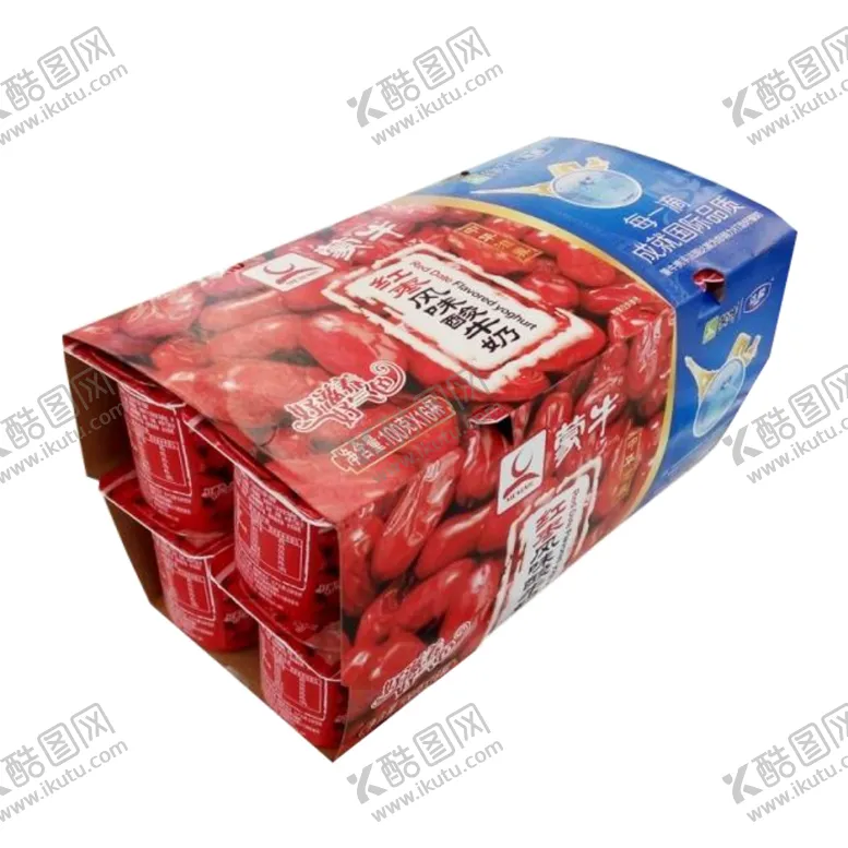 编号：68799606252229233737【酷图网】源文件下载-蒙牛红枣风味酸牛奶100g