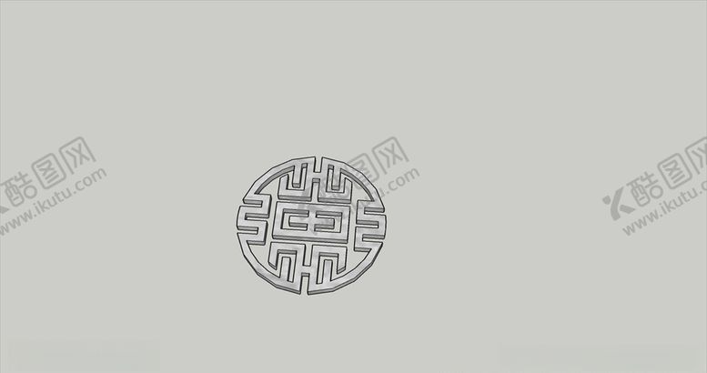 编号：65187705100446333056【酷图网】源文件下载-中式传统古门窗装饰构件SU模型