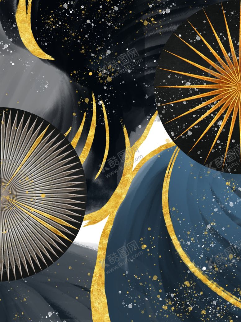 编号：78955709210851161653【酷图网】源文件下载-几何抽象装饰画