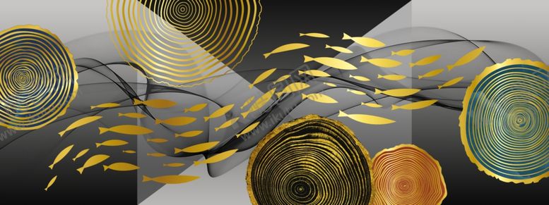 编号：35085209241414527778【酷图网】源文件下载-轻奢装饰画