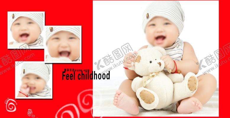 编号：46289509301940369696【酷图网】源文件下载-儿童相册影楼摄影模板