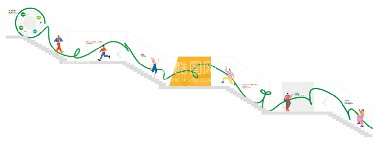 编号：12336112021656499041【酷图网】源文件下载-楼梯文化墙背景板