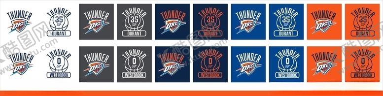 编号：48128910310343047934【酷图网】源文件下载-NBA雷霆35号0号