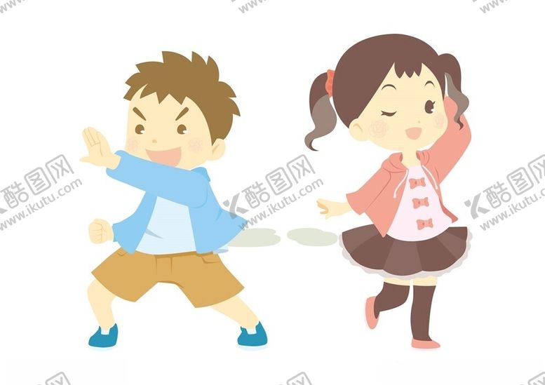 编号：20728902151245574358【酷图网】源文件下载-可爱男孩女孩