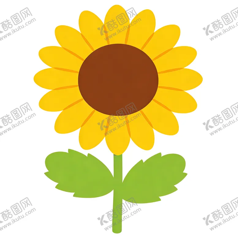 编号：76526204211505234299【酷图网】源文件下载-可爱向日葵插画