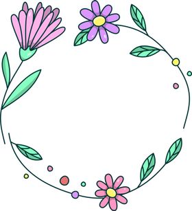 花朵标签免抠图