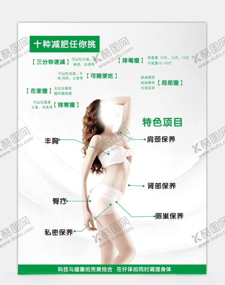 编号：55346610270054546435【酷图网】源文件下载-减肥海报