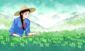 田园少女的悠然时光