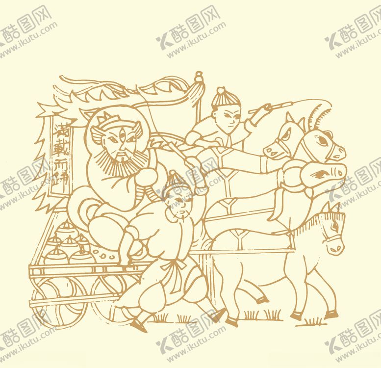 编号：59486610272042557179【酷图网】源文件下载-民俗人物画