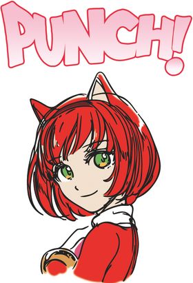 女孩猫女字体渐变