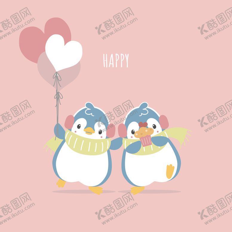 编号：09548309140733098150【酷图网】源文件下载-卡通企鹅
