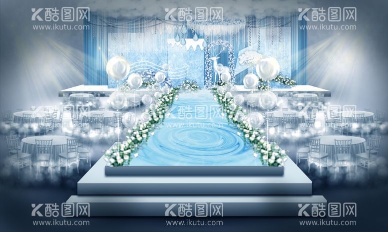 编号：85337112020709236376【酷图网】源文件下载-冰雪婚礼效果图