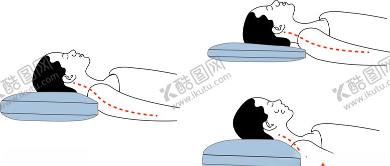 编号：76249007132124193207【酷图网】源文件下载-枕头高低睡姿
