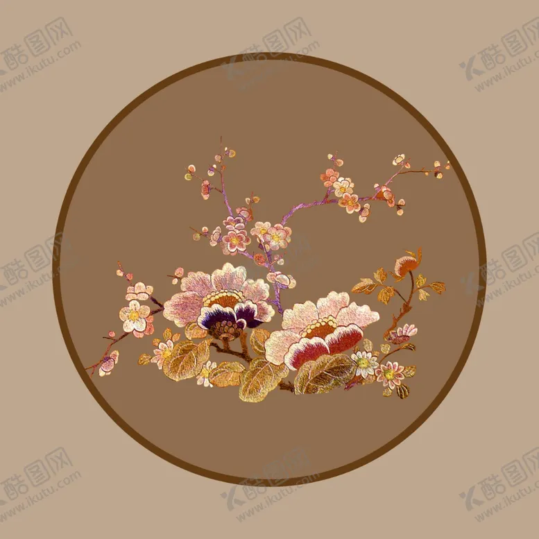 编号：91030705051159303938【酷图网】源文件下载-刺绣花枝