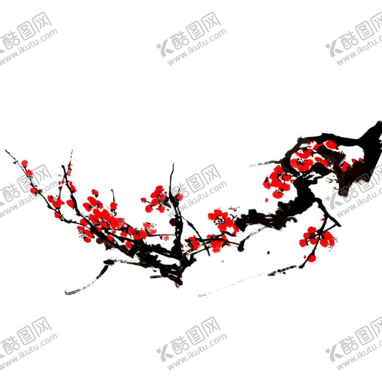 编号：38195405080715082087【酷图网】源文件下载-梅花树枝元素