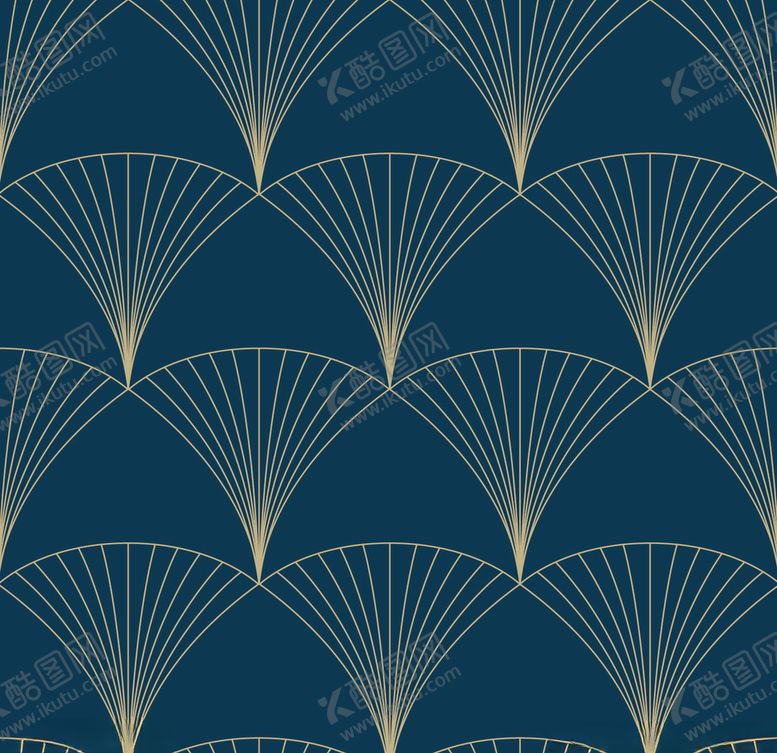 编号：29110809161611123752【酷图网】源文件下载-简约叶脉线描重复背景