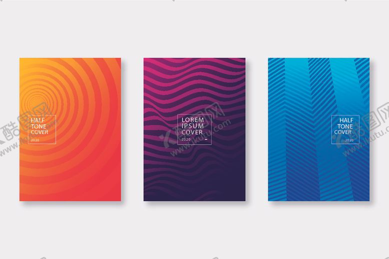 编号：80635409272203041765【酷图网】源文件下载-渐变色卡