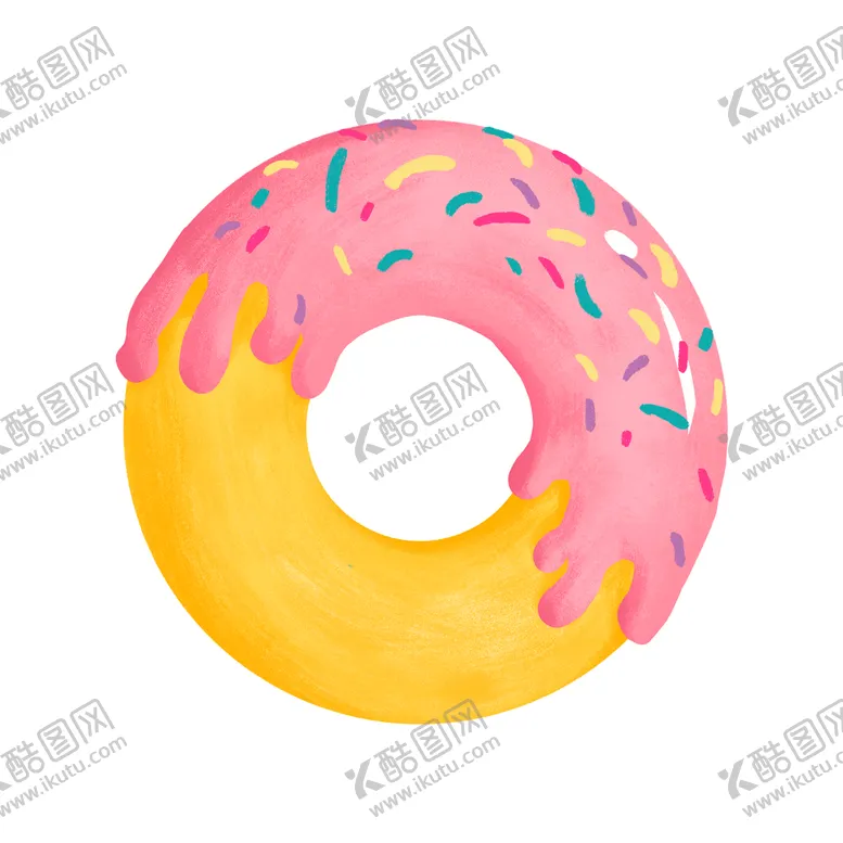 编号：50157111202227427379【酷图网】源文件下载-手绘甜甜圈