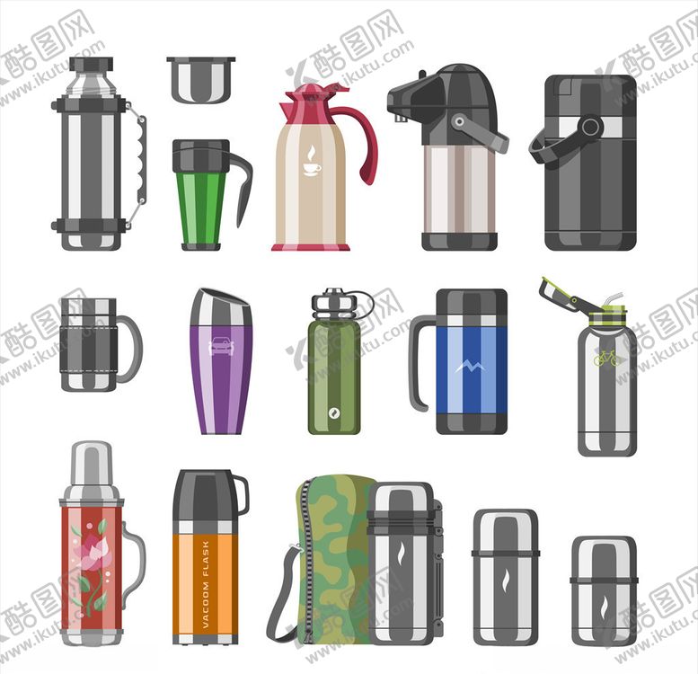 编号：59471910012043306157【酷图网】源文件下载-保温瓶