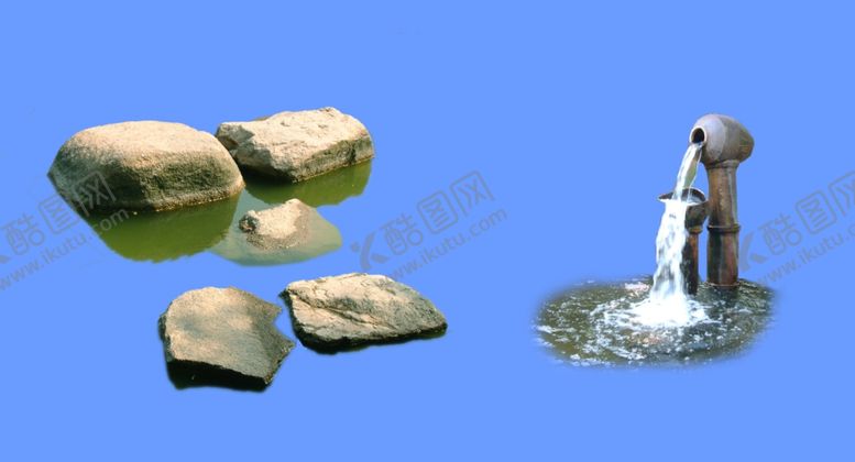 编号：68801109221804485939【酷图网】源文件下载-水上块石汀步