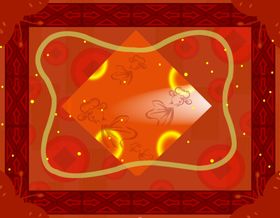 花纹图案边框花纹喜庆边框