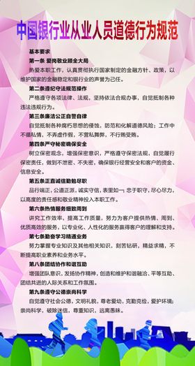 中国银行从业人员道德规范