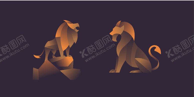 编号：89671309161603513691【酷图网】源文件下载-狮子简笔画