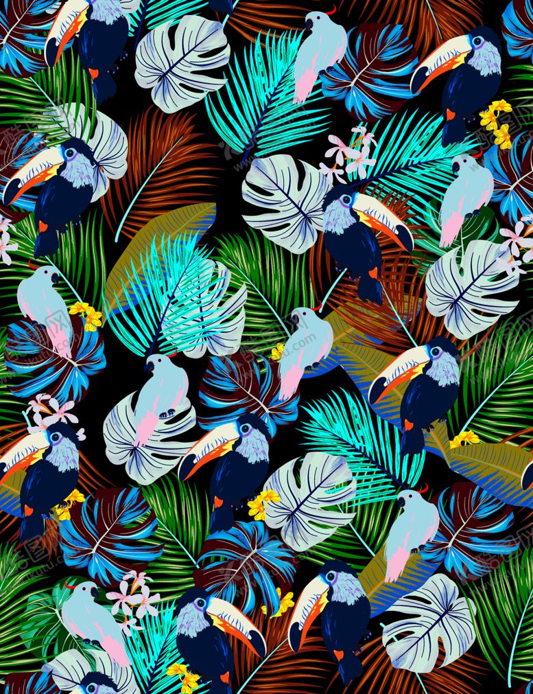 编号：43064909292357013205【酷图网】源文件下载-花大花不规则