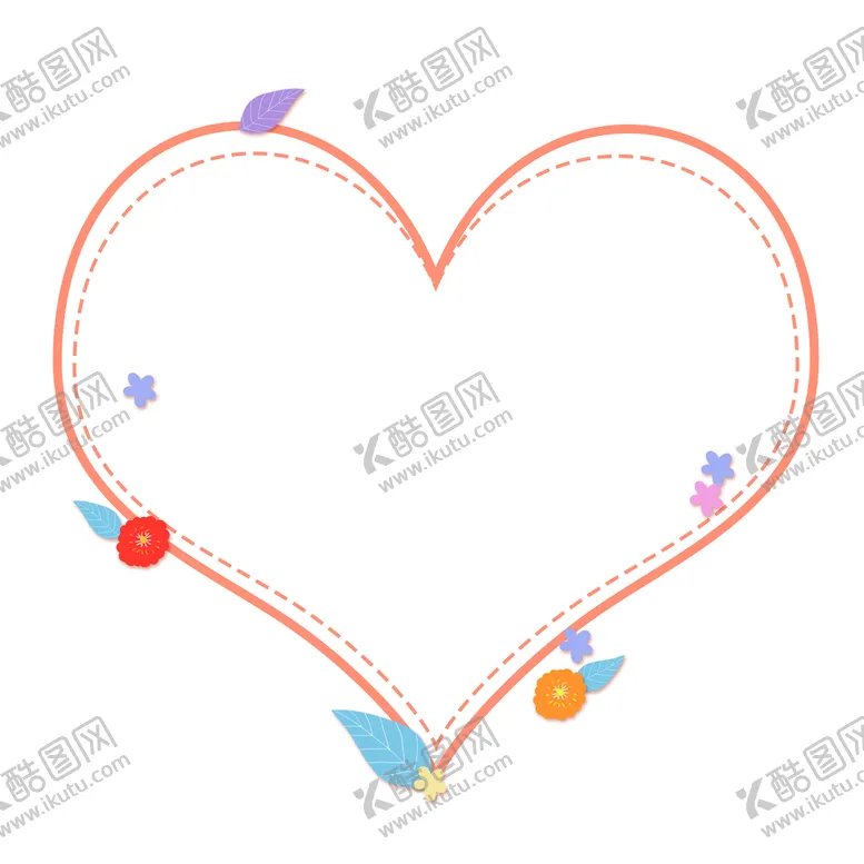 编号：93024809231851538650【酷图网】源文件下载- 爱心框
