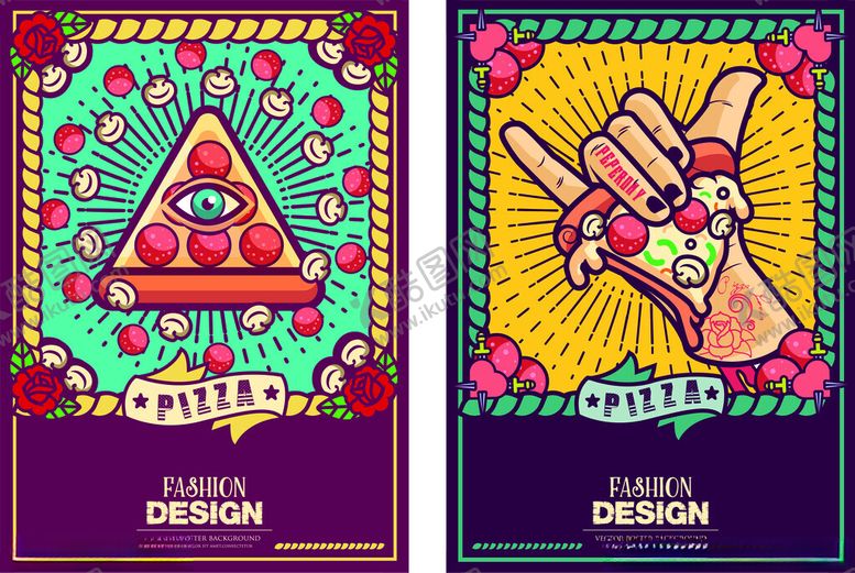 编号：51687111020021228279【酷图网】源文件下载-彩色手绘手势与几何图形设计