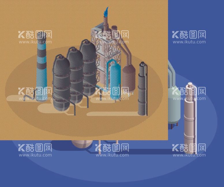 编号：64361612022157091093【酷图网】源文件下载-工业图标插画矢量