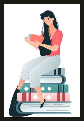 手绘卡通女孩动画