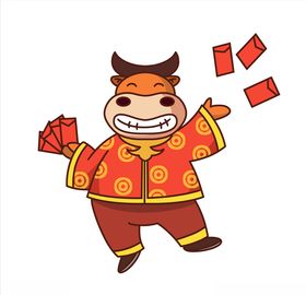 卡通牛