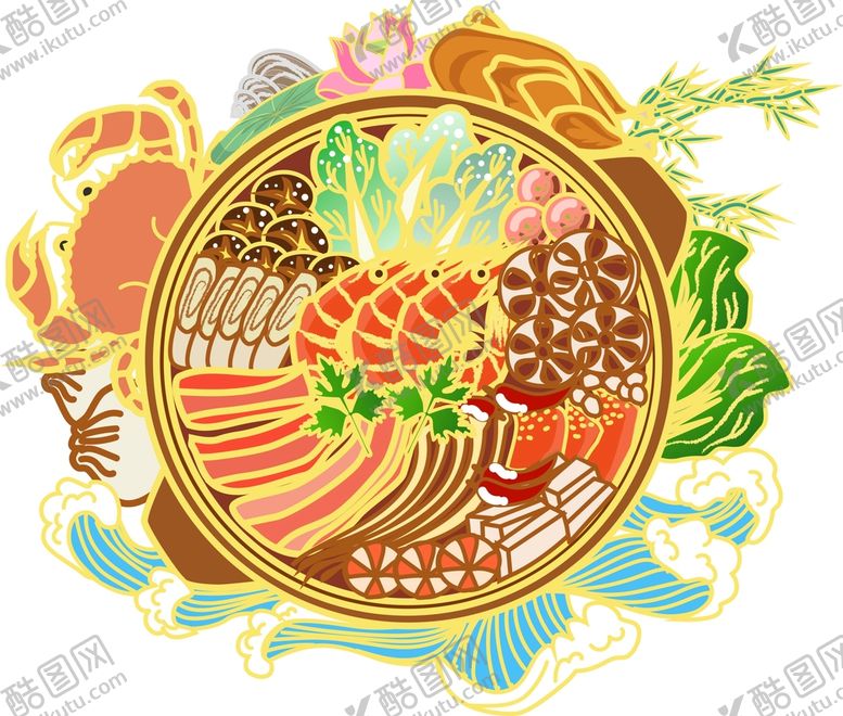 编号：65130909181952306513【酷图网】源文件下载-美食插画