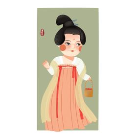 卡通侍女图