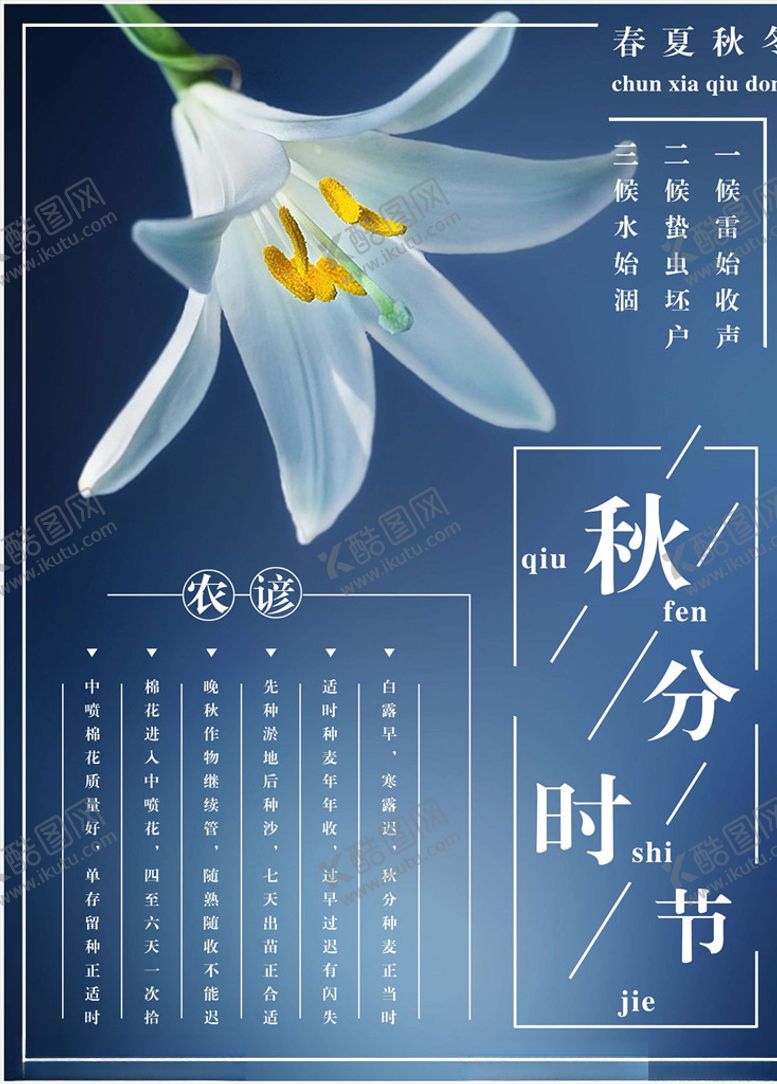 编号：95544705081037184687【酷图网】源文件下载-秋分海报