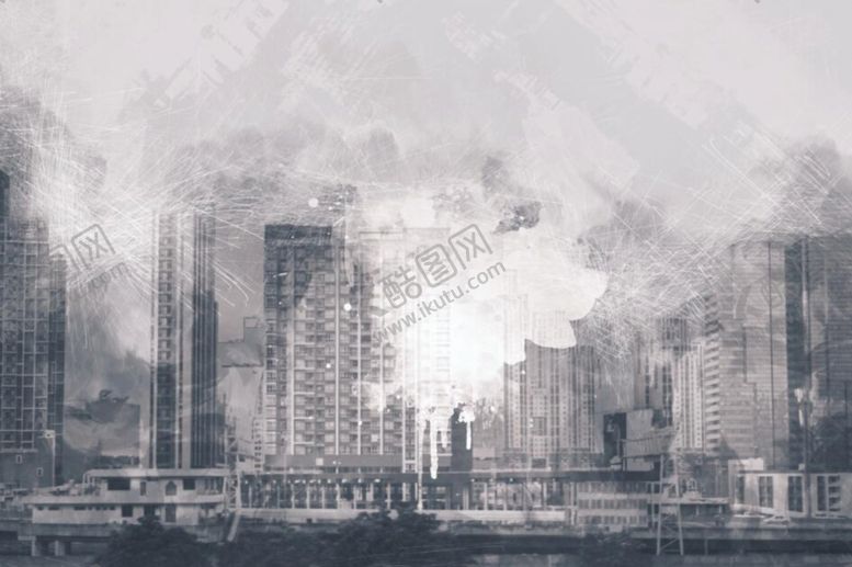 编号：49999109130452018313【酷图网】源文件下载-现代抽象油画复古怀旧工装