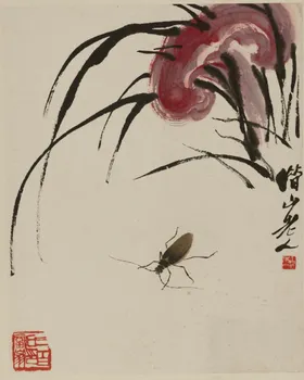 齐白石国画壁水墨山水风水