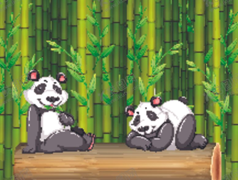 编号：98405007132254134931【酷图网】源文件下载-卡通熊猫
