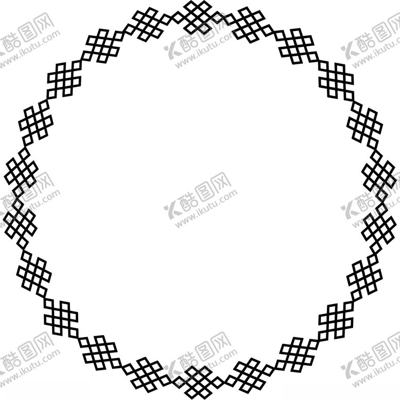 编号：73469507011505292941【酷图网】源文件下载-圆形花边