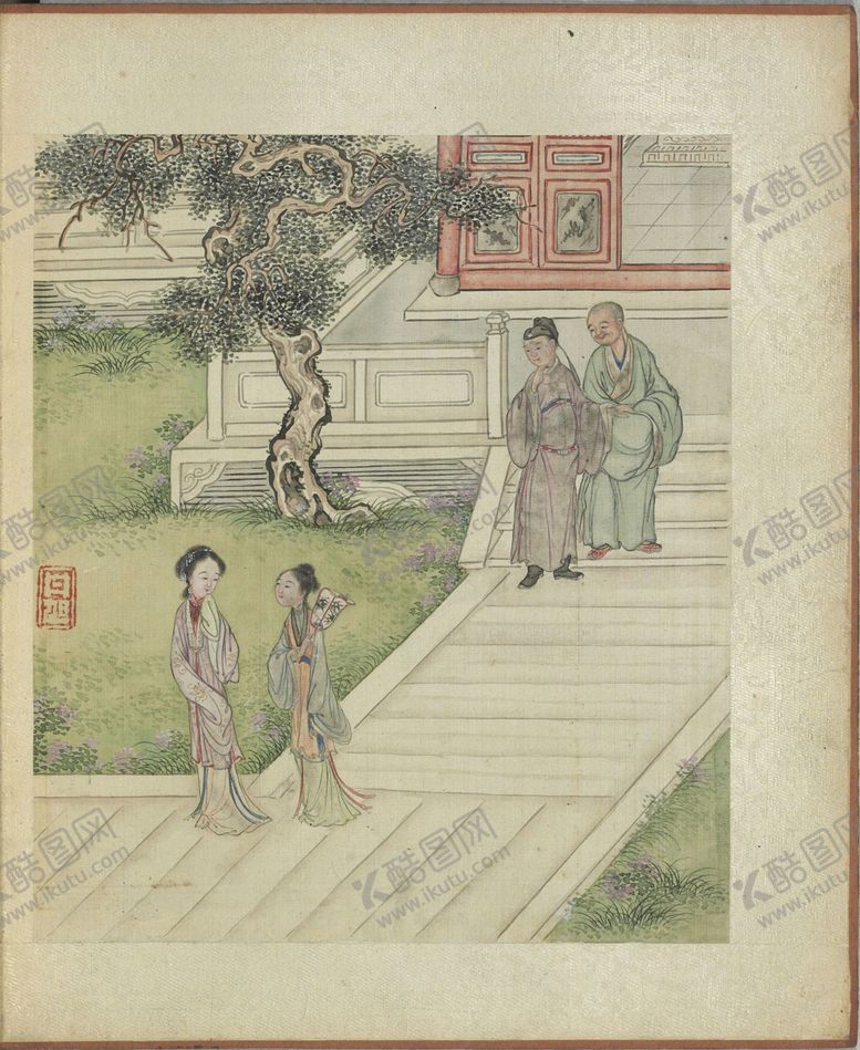 编号：28779403140513019682【酷图网】源文件下载-西厢记风月秋声图