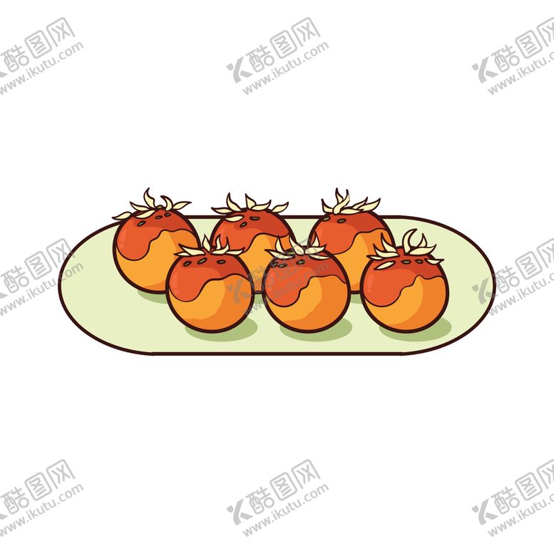 编号：71027501281540039330【酷图网】源文件下载-卡通章鱼烧
