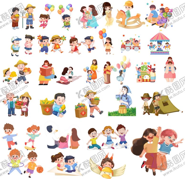 编号：92423811020845402627【酷图网】源文件下载-儿童人物素材