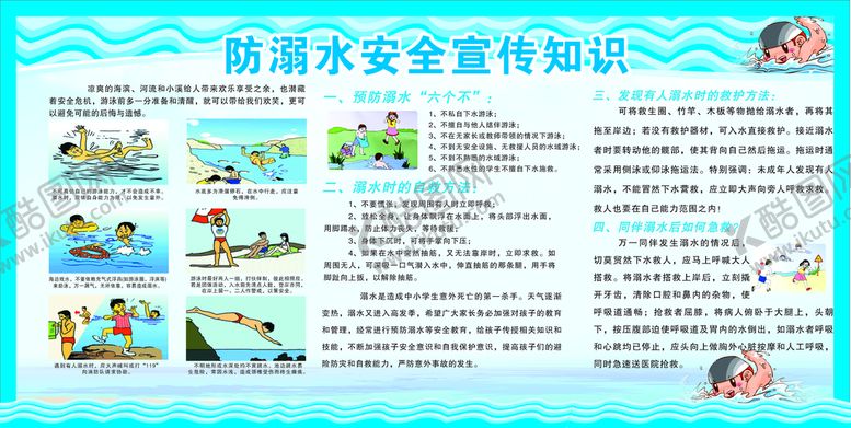 编号：36027409210628556915【酷图网】源文件下载-防溺水宣传栏
