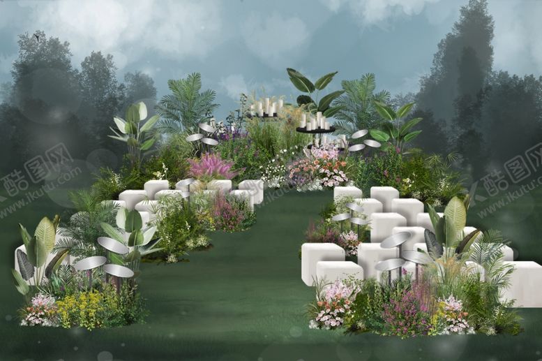 编号：55999210120227214372【酷图网】源文件下载-户外草坪婚礼