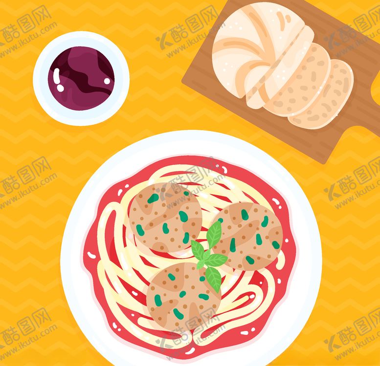 编号：53833606161109147279【酷图网】源文件下载-矢量厨房蔬菜食物素材
